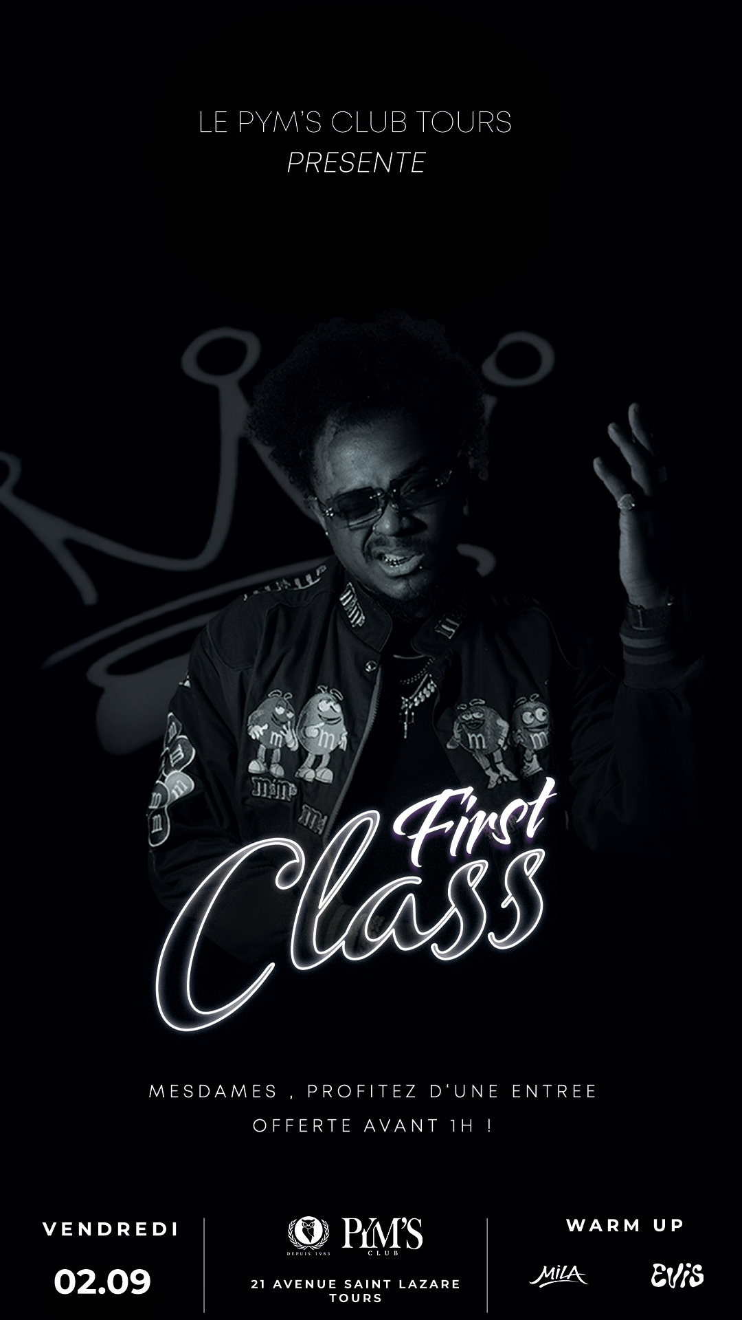 FIRST CLASS